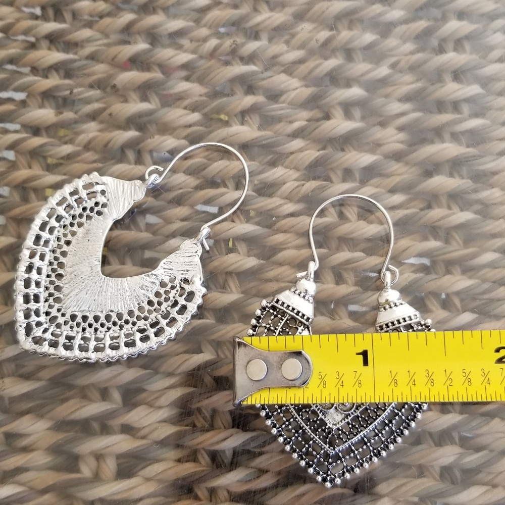 ❤️Fashion Vintage Silver Plated Earrings - Picture 5 of 8
